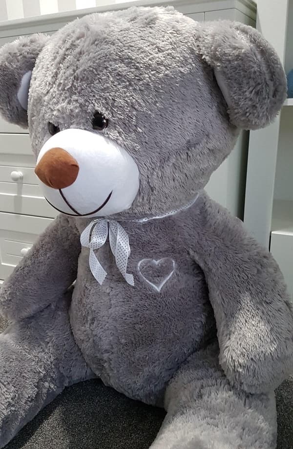 160cm Anti-allergisk blød Teddybjørn til børn - Europæisk fremstillet, holdbar & sikker