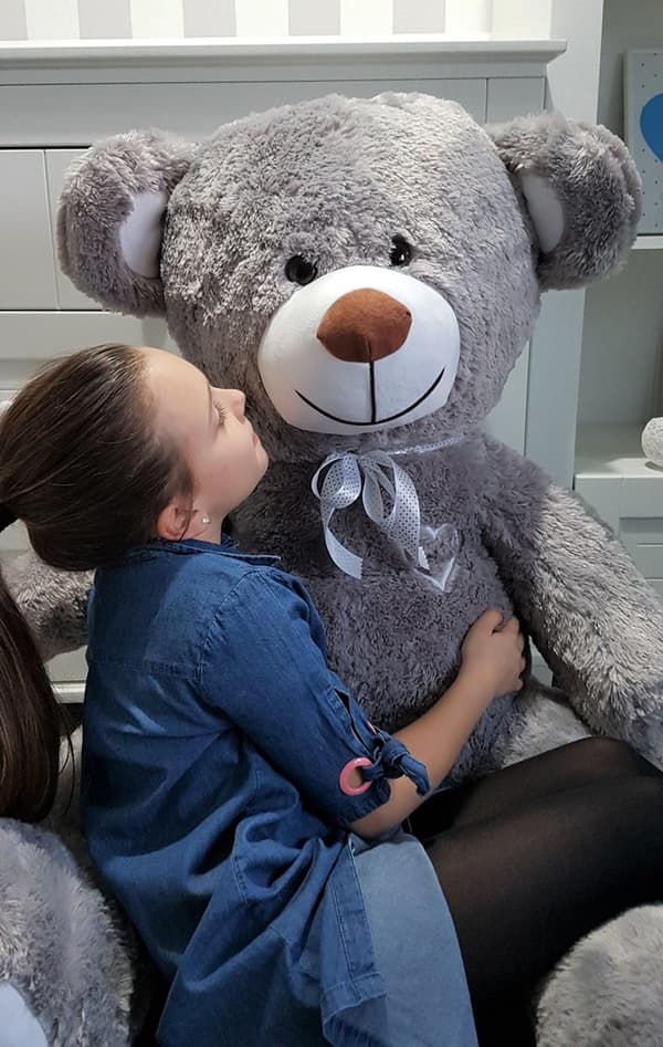 160cm Premium Anti-Allergisk Plush Teddybjørn til Sensitiv Hud