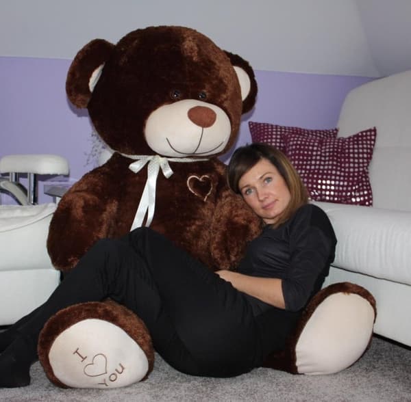 190cm Romantisk 'Jag älskar dig' Teddybjörn - Perfekt Valentinapresent