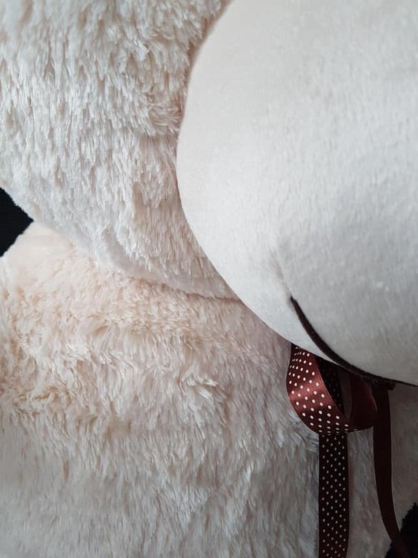 Luxe 205 cm Premium Pluche Teddybjørn - Anti-Allergisk Bomuld, Fremstillet i Europa