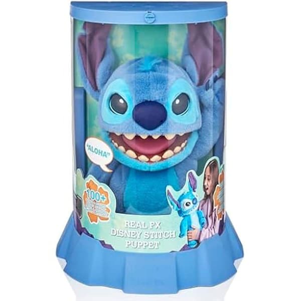 Animatronic plysch - WOW! Saker - Stitch - 18" - 100+ actionkombinationer - Mjuk och gosig