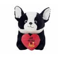 Miniatyrbillede 3 af 3: Fluffy toy Dog Heart 28 cm Dalmatian
