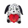Miniatyrbillede 1 af 3: Fluffy toy Dog Heart 28 cm Dalmatian