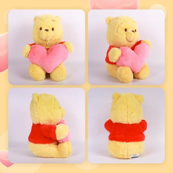 Disney Peter Plys Plys plys 30 cm/11 tommer, Medium Disney bamse, hyggeligt Peter Plys tøjdyr, Peter Plys bamse til Valentinsdagsgaver