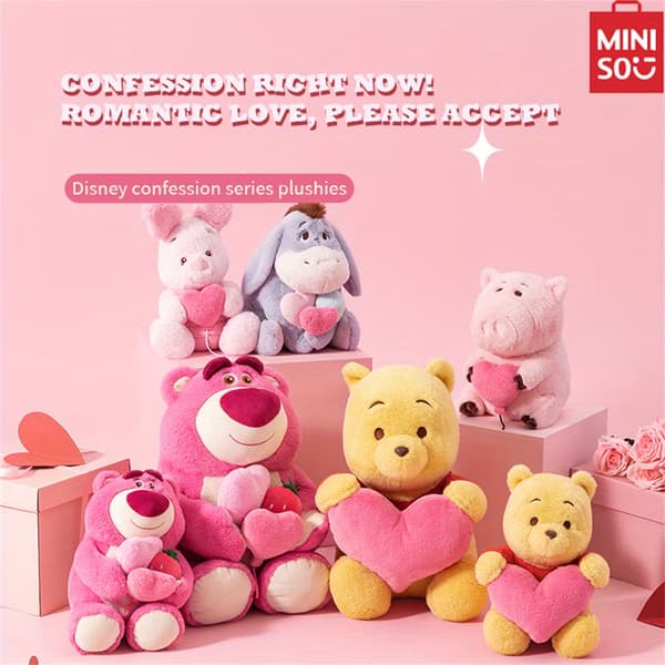 Disney Peter Plys Plys plys 30 cm/11 tommer, Medium Disney bamse, hyggeligt Peter Plys tøjdyr, Peter Plys bamse til Valentinsdagsgaver