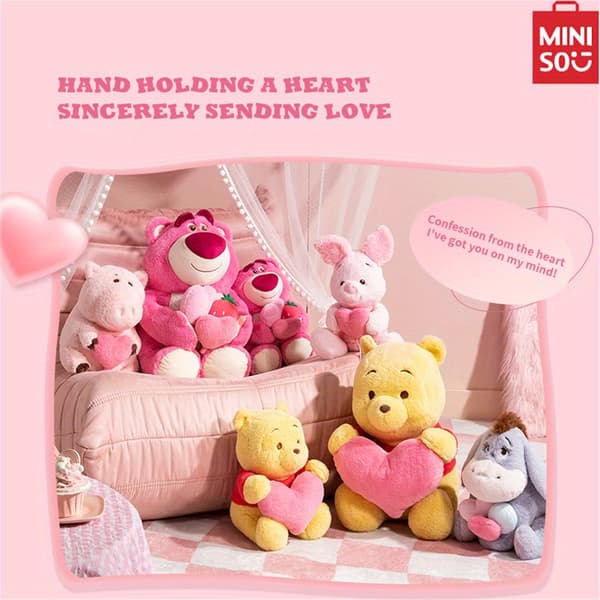 Disney Piglet Plysch 27 cm/11 tum, Medelstor Disney Piglet Mjukisdjur, Mysig Piglet Gosedjur, Piglet för Alla hjärtans dag-gåvor