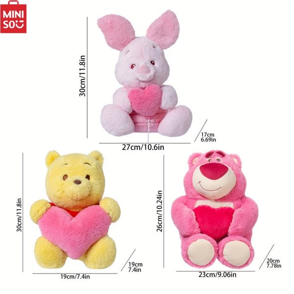 Disney Strawberry Bear Plysch 32 cm/11 tum, Medium Disney Strawberry Bear Mjukisdjur, Mysig Strawberry Bear Gosedjur, Strawberry Bear