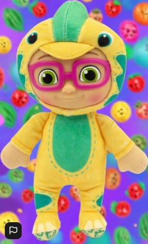CoComelon Super Soft Dino Bella Plush