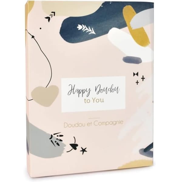 Doudou - Doudou och sällskap - Happy Wild - Vit - Blandat - 17 cm