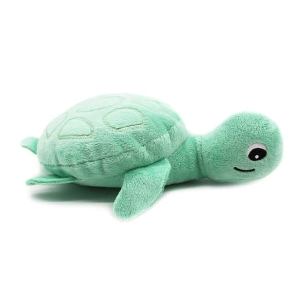 Peluche - Les Déglingos - Sauvenou - Jättesköldpadda - Baby ingår - 50 cm - Mintgrön