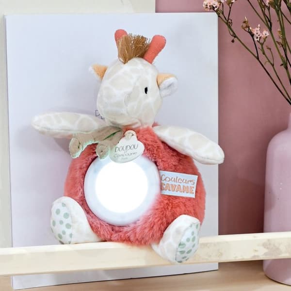 Peluche doudou nattlampa