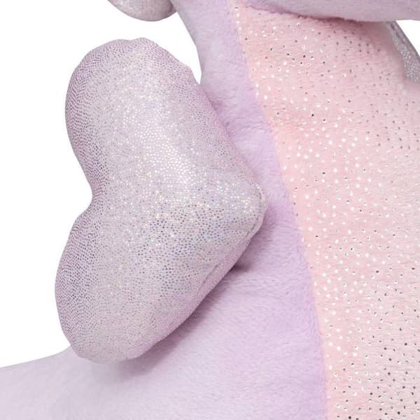 Peluche sjöhäst "Naia" H35cm rosa - Atmosphera inredningsdesign - Rosa