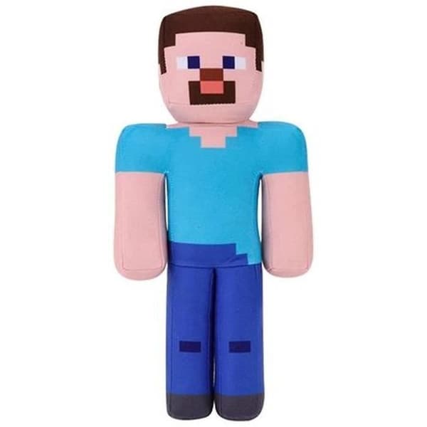 Peluche - SPEL FRÅN SPEL TILL SPEL - Minecraft - Steve - 30 cm