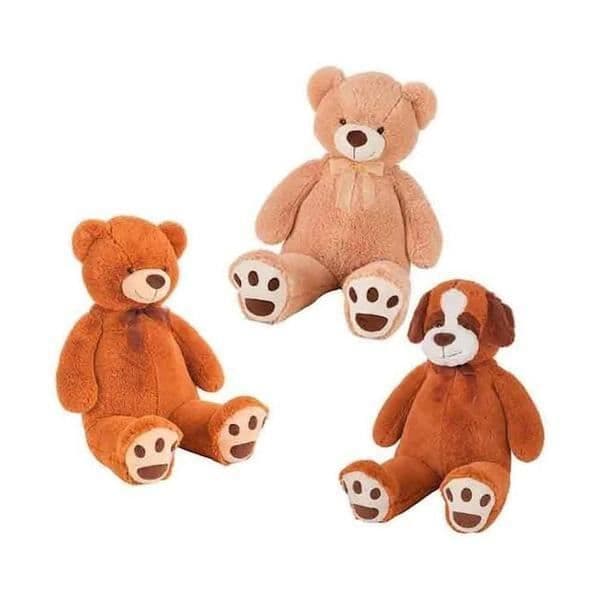 Plyschleksak 100 cm Björn - BigBuy Fun - Brun - 1+ år