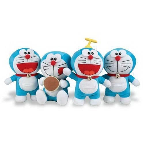 Plyschleksak - Doraemon - 30 Cm - Slumpmässiga färger - Kvalitet 1 - Blandat