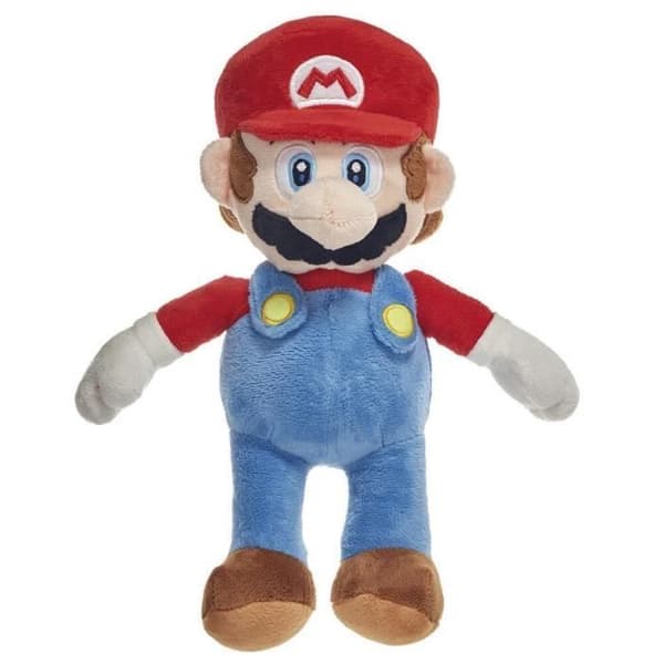 Super Mario Bros Mario mjuk 5 plyschleksak - Svart - 55cm - Barn - Inomhus