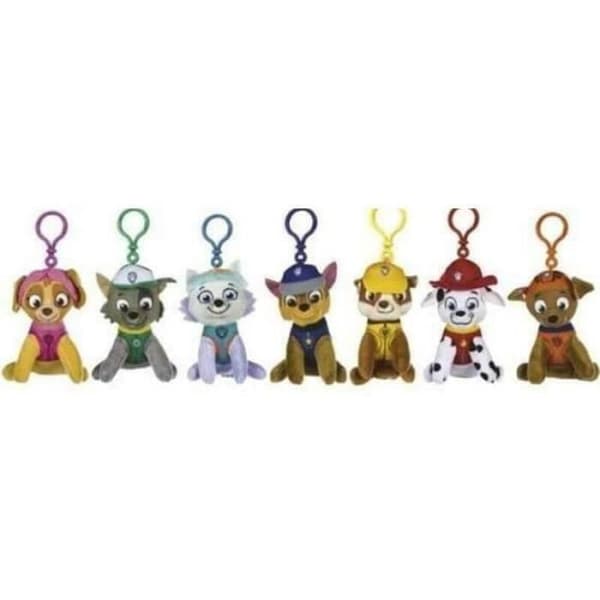 Peluche Pat'Patrouille - Clipfigur - 10 cm