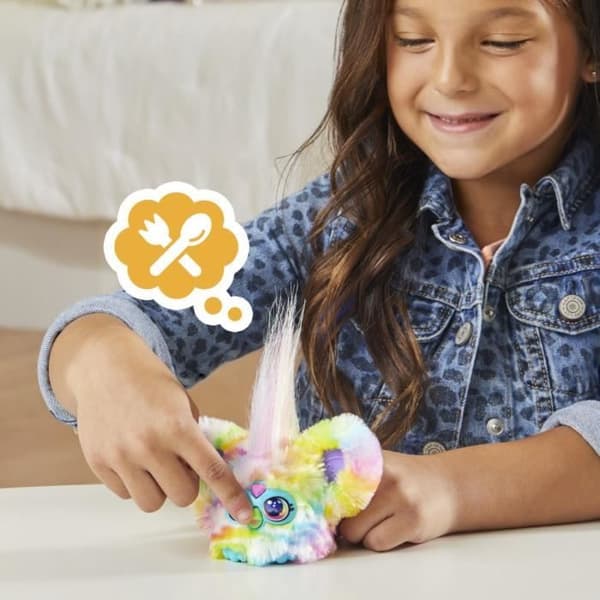 Furby Furblets Zee-Bah, Mini Electronic Plysch för flickor och pojkar, 45+ ljud, 6 år och uppåt, Series 4, Hasbro