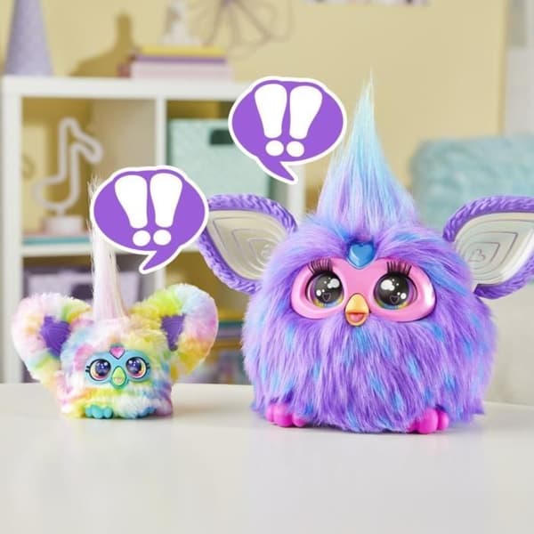 Furby Furblets Zee-Bah, Mini Electronic Plysch för flickor och pojkar, 45+ ljud, 6 år och uppåt, Series 4, Hasbro