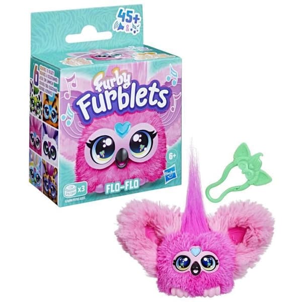 Furby Furblets Flo-Flo Mini Flamingo Plysch