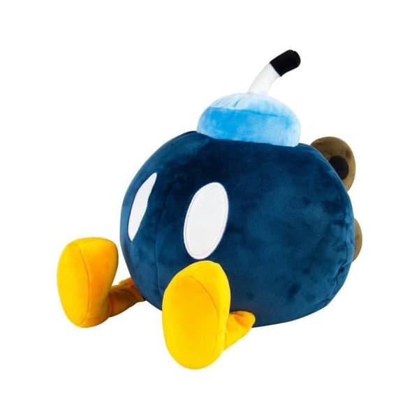 Mocchi-Mocchi Bob-omb plyschleksak 38 cm - TOMY - Super Mario - Blandat - Vuxen - Vit