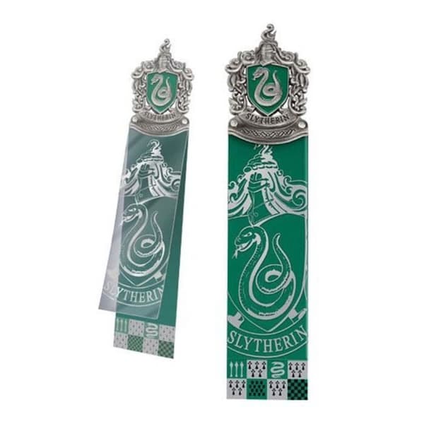 Bokmärke - Harry Potter - Slytherin - 6 tum - Metall - Emaljerad