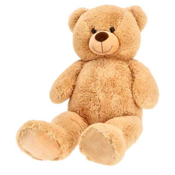 Plys bamse Siddende 100 cm Lysebrun