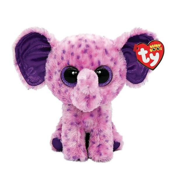 TY Beanie Boos Cuddly Toy Elephant Eva 15 cm