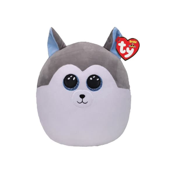 TY Squish A Boo Husky Slush Cuddle Kudde 23 cm