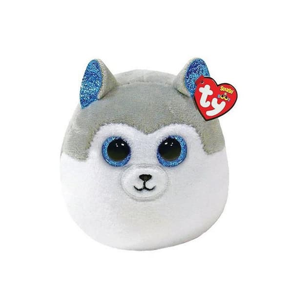TY Squish A Boo Husky Slush Cuddle Kudde 8 cm