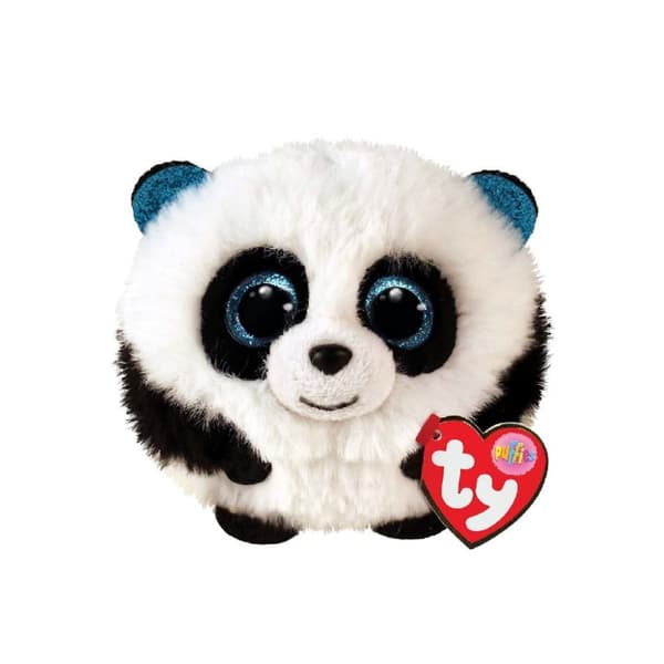 TY Puffies Cuddle Ball Panda Bambus 10 cm
