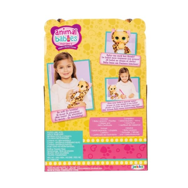 Jakks Animal Babies Leopard + Sound