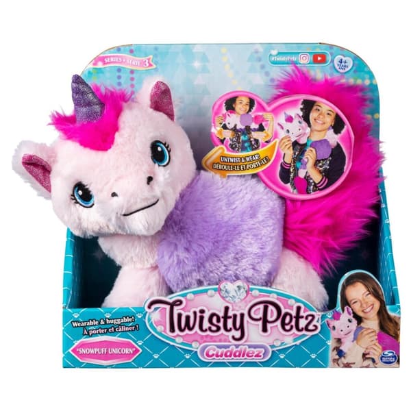 Spin Master Twisty Petz Unicorn Cuddlez Plys legetøj