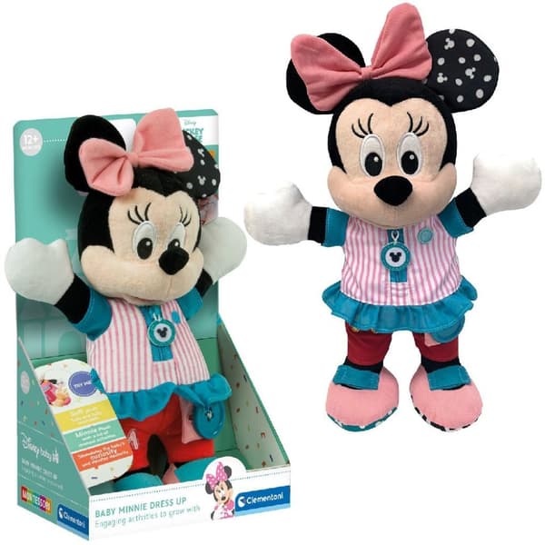 Clementoni Baby Disney Minnie Mouse Dress Up Blødt Legetøj