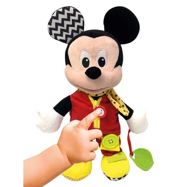 Clementoni Baby Disney Mickey Mouse Dress Up Blødt Legetøj