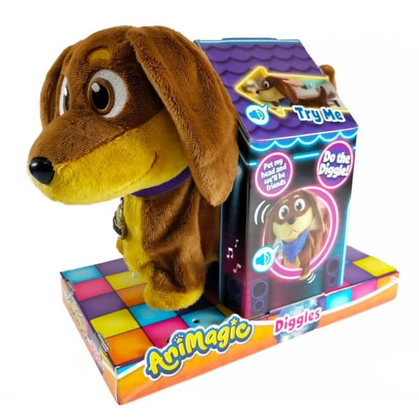 Animagic Cuddly Dog Diggles + Sound