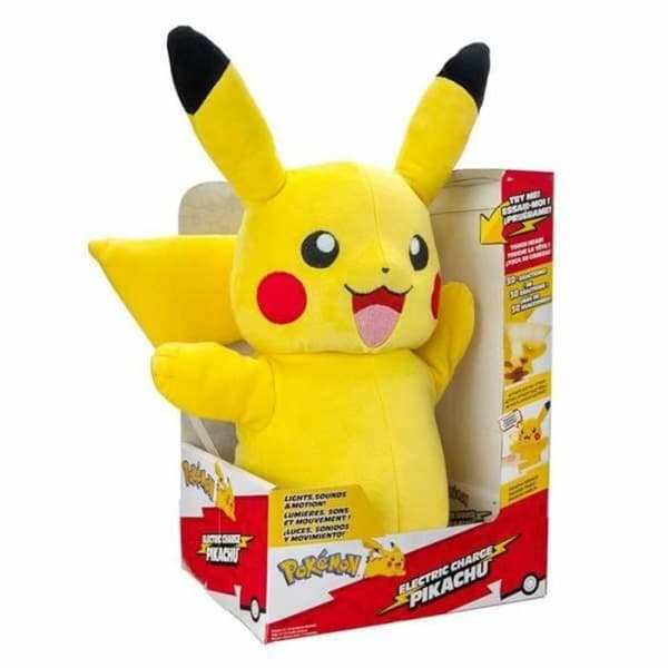 Bizak Pokemon Pikachu Elektronisk, Interaktiv Plysch med Ljud, Ljus och Rörelser, Det är en återupplevelse av