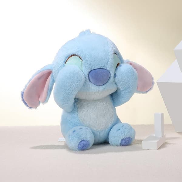 MINISO Stitch Plysdyr 32cm/12inch, Medium Lilo og Stitch Tøjdyr Hide and Seek Series Stitch Teddy til børn
