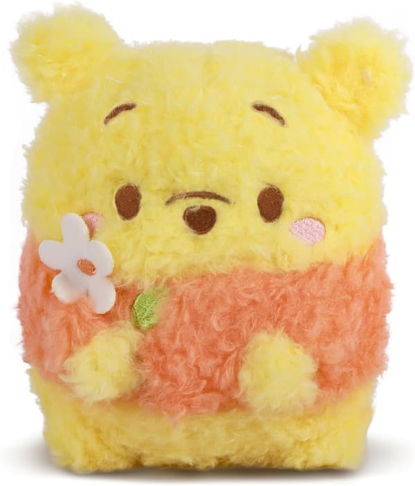MINISO Nalle Puh plysch 17cm/6.5inch, Nalle Puh mjuk squishy plysch gosedjur, små Nalle Puh mikromallar, Disney