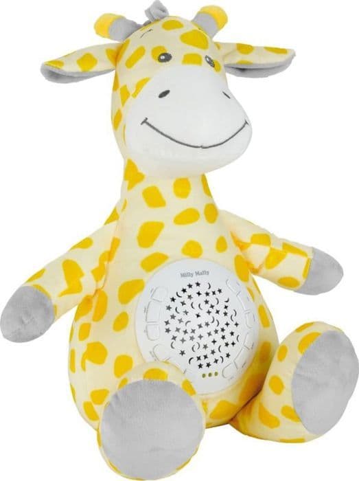 Peluche Milly Mally - 5659 - Gosedjur med projektor Milly Giraff