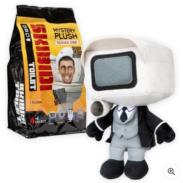 Skibidi Toilet Mystery Plush 28cm 1 Plush Supplied