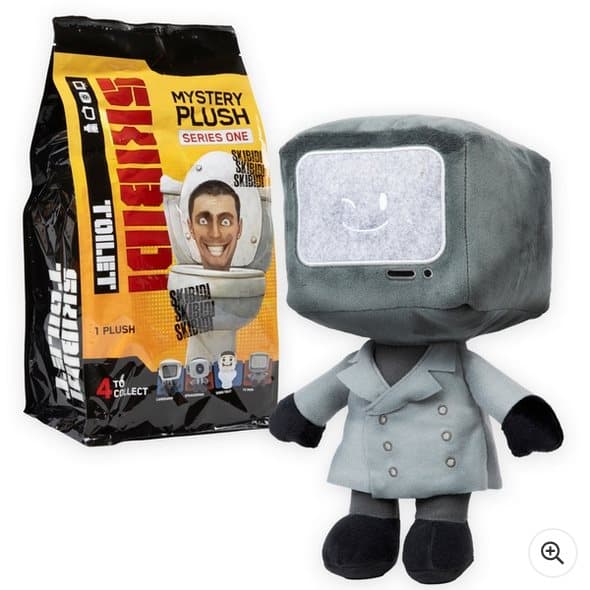 Skibidi Toilet Mystery Plush 28cm 1 Plush Supplied