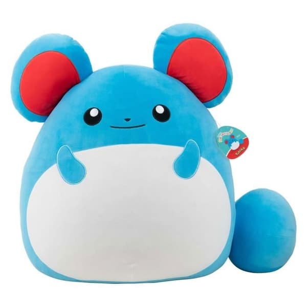 Jazwares squishmallows pokemon kramdjur marill våg, 50 cm