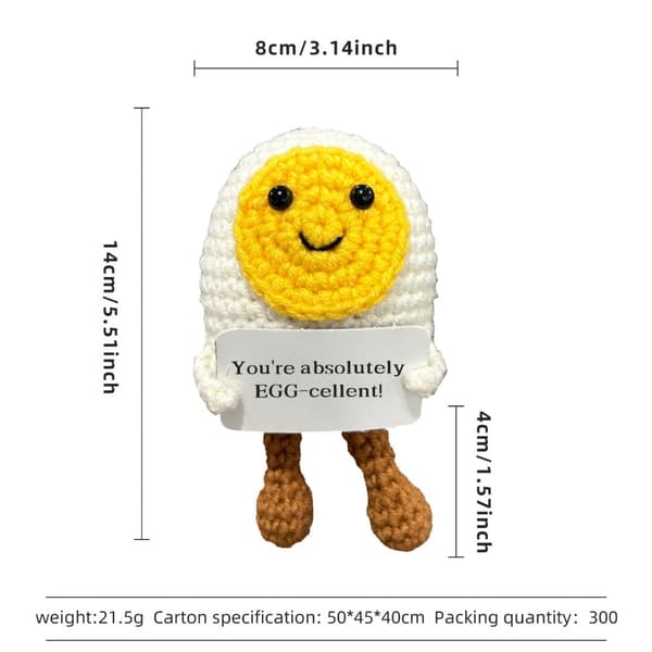 INF Virkattu pääsiäismuna Amigurumi: Ihastuttava eläinlelu kevääksi