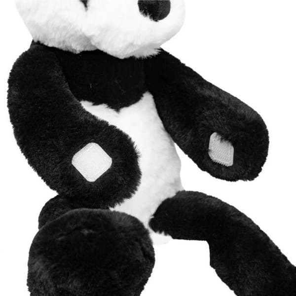 Panda mjukisdjur "Andy" svart &amp; vit H35cm - Atmosphera inredningsdesigner - Tvåfärgad