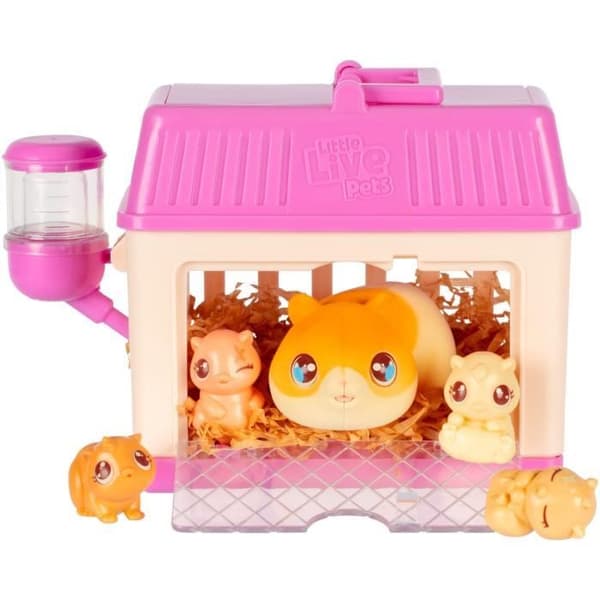 Lekset - LITTLE LIVE DET - Mama Surprise Hamstrar - Bebisar ingår - Anpassningsbara tillbehör