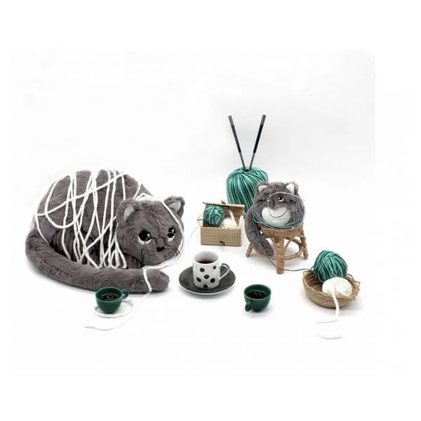 Peluche katt Miaou mamma