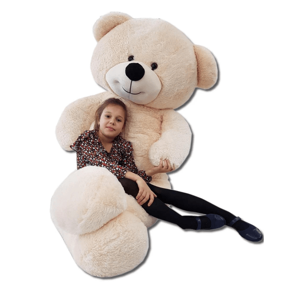 Gosedjur - Nalle Xxl - Beige Rosa - 220 Cm