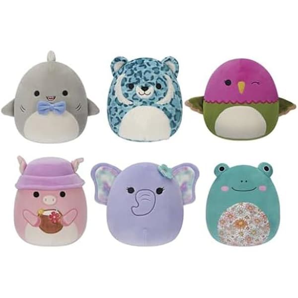Plyschleksak - SQUISHMALLOWS - B18 B - 20 cm - Flerfärgad - Diverse modeller
