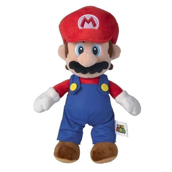 Nicotoy Super Mario Mjukleksak 30 cm Flerfärgad